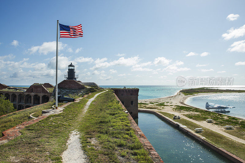 美国国家公园Fort Jefferson Dry Tortugas美洲